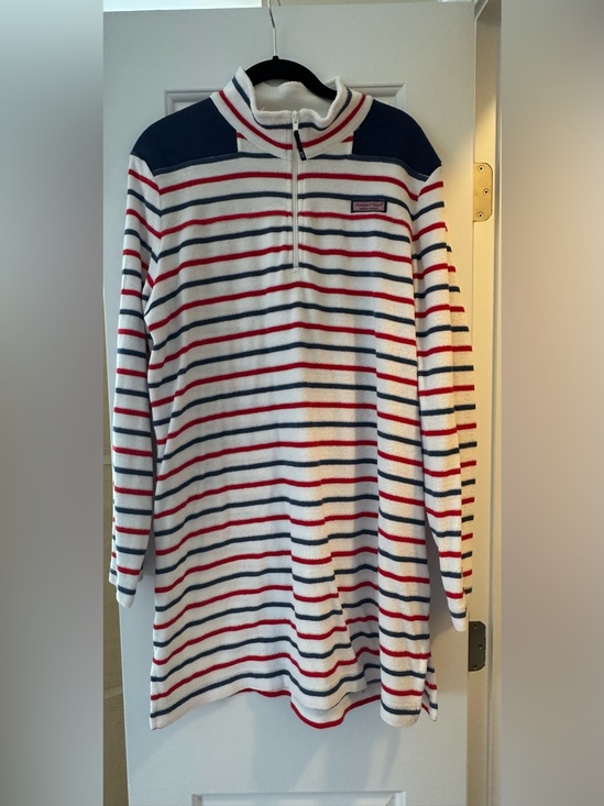 Vineyard Vines Other - Vineyard Vines Striped Half-Zip terry cloth Fleece Pullover  size XL